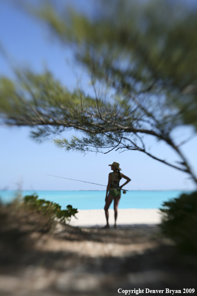 Woman Saltwater Flyfishing