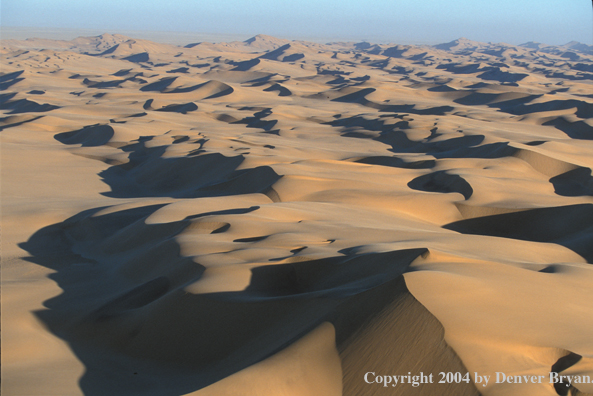 Sand dunes.