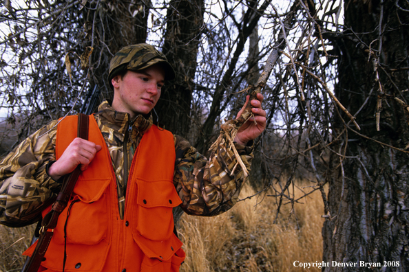 White-tailed deer hunter