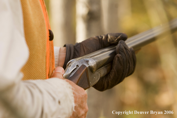Upland bird hunter's double barrel shotgun