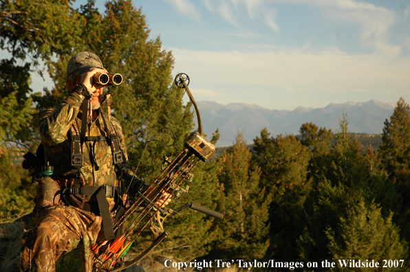 Bowhunter glassing