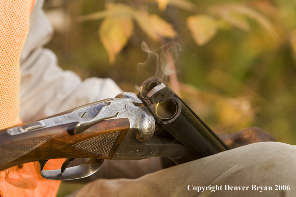 Upland bird hunter's double barrel shotgun