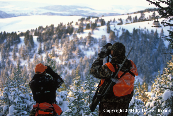 Big game hunters glassing.