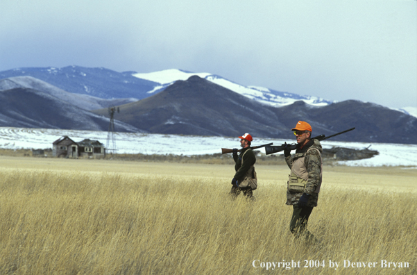 Upland bird hunters.