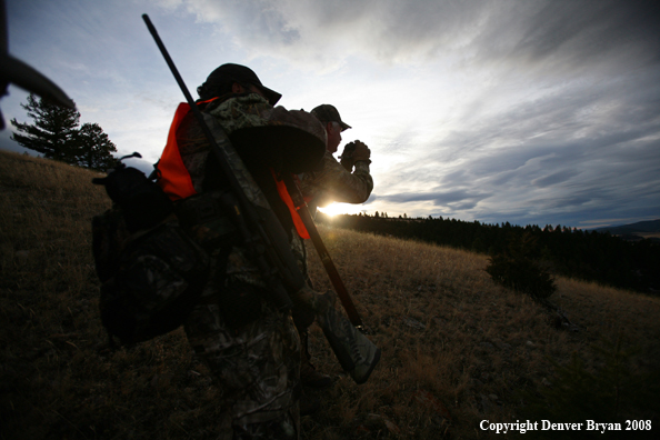 Elk Hunters with Elk