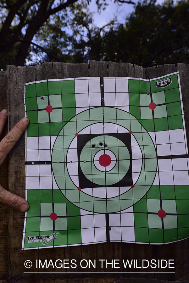 Target at shooting range.