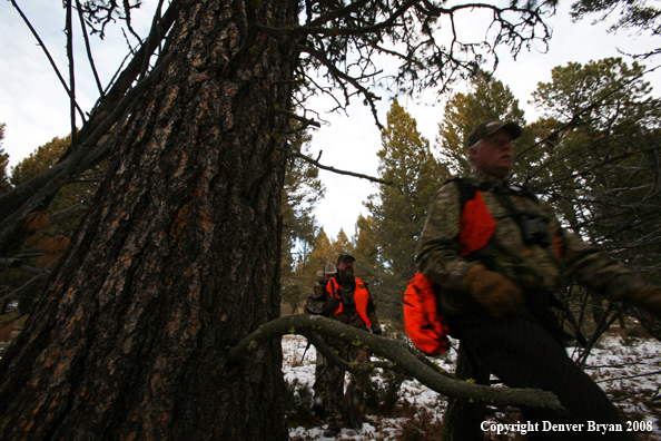 Elk Hunters in Field