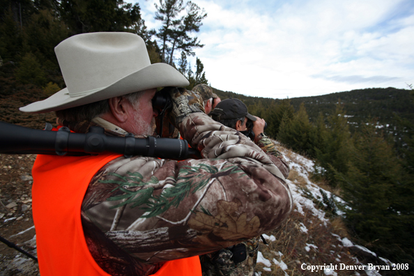 Elk Hunters in Field