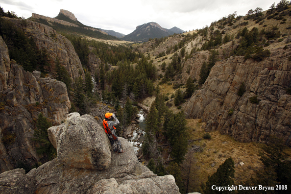 Rifle Hunter Scouting the Area