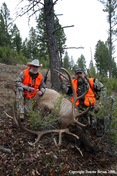 Elk Hunters with Elk
