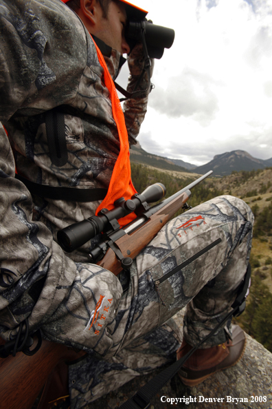 Rifle Hunter Scouting the Area