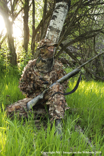 Turkey Hunter in Field