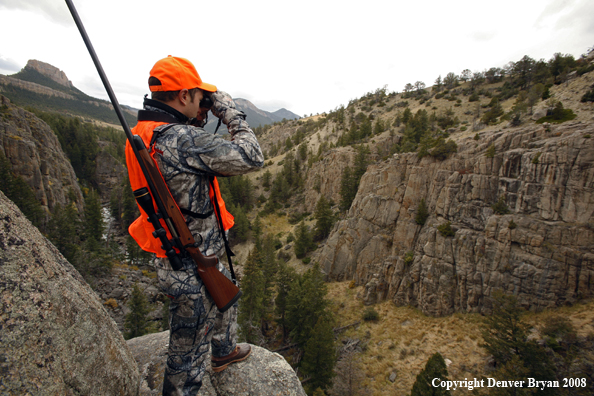 Hunter scouting the area