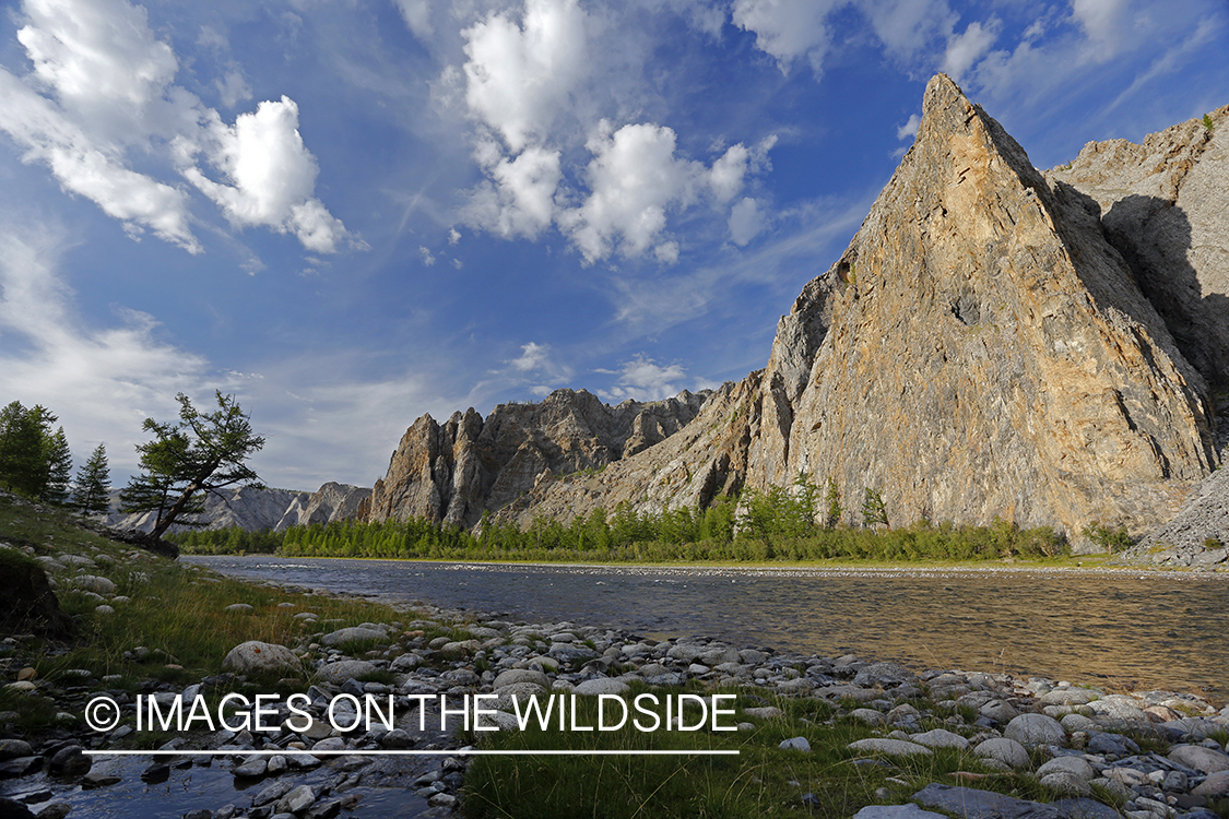 Delger River scenic view