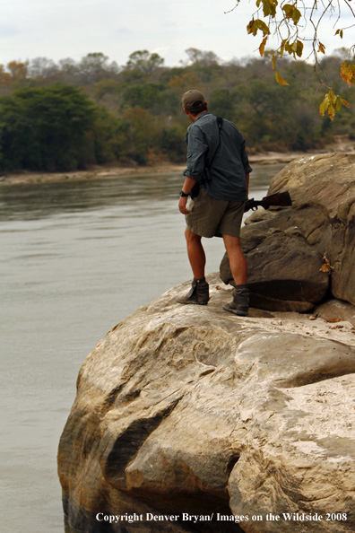Hunting in Africa for Crocodiles
