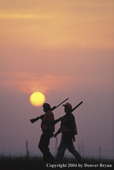 Upland bird hunters.