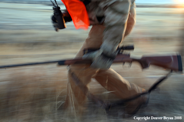 Big Game Hunter in Field