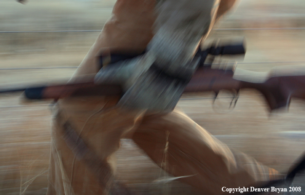 Big Game Hunter in Field