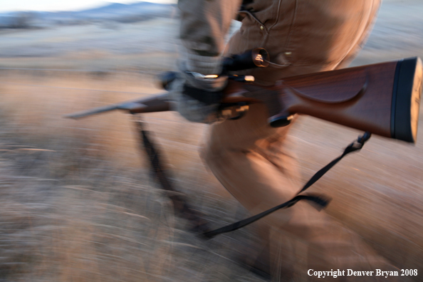 Big Game Hunter in Field